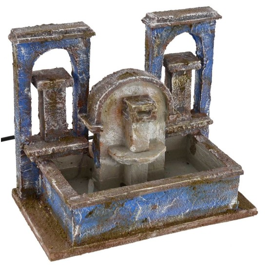 Fountain with working columns cm 25x14, 5x21 h