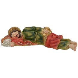 Saint Joseph sleeping in resin 12 cm series