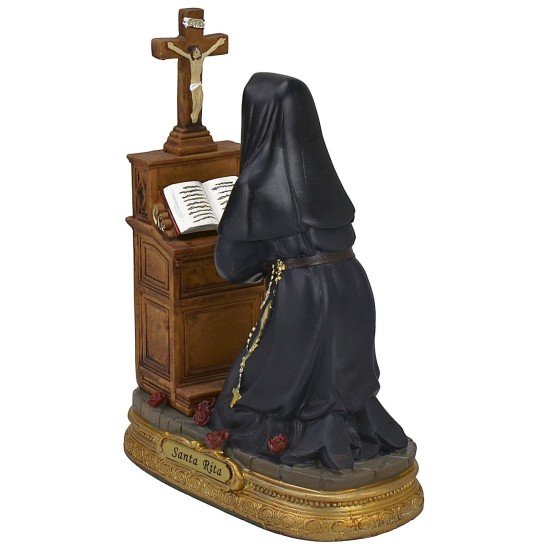 Santa Rita inginocchiata serie 20 cm