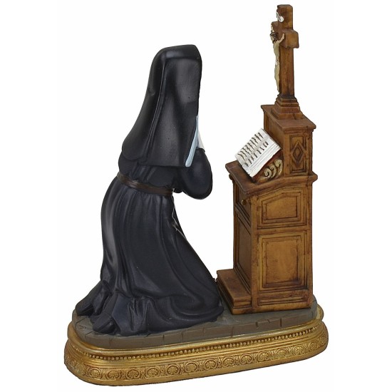 Santa Rita arrodillada serie 20 cm Mundo Pesebres