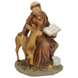 San Francesco con capriolo serie 13 cm