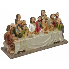 Ultima cena con statue serie 8,5-9 cm - 17x6x9,5 h. 2