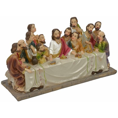 Ultima cena con statue serie 9 cm - 17x6x9,5 h.