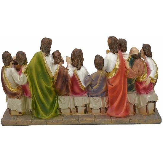 Ultima cena con statue serie 8,5-9 cm - 17x6x9,5 h.