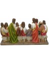 Ultima cena con statue serie 9 cm - 17x6x9,5 h.