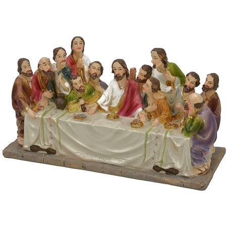 Ultima cena con statue serie 9 cm - 17x6x9,5 h.