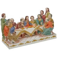 Ultima cena con statue serie 9 cm - 18,5x7,5x10,6 h. 2