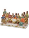 Ultima cena con statue serie 9 cm - 18,5x7,5x10,6 h.