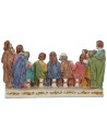 Ultima cena con statue serie 9 cm - 18,5x7,5x10,6 h.