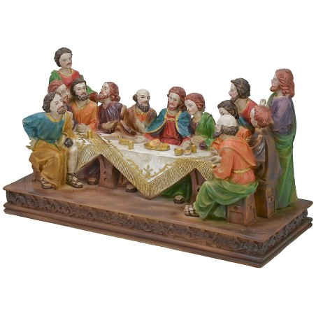 Última cena con estatuas serie 13 cm - 29,5x12x16,5 h. Mundo