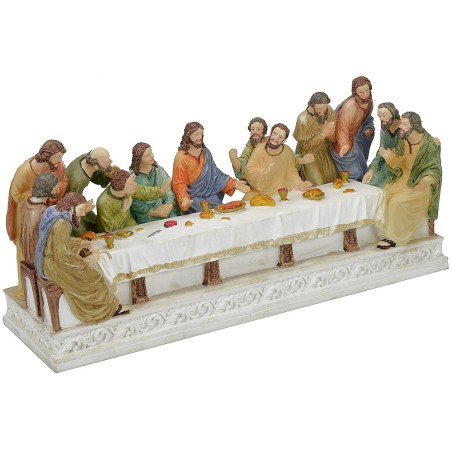 Última cena con estatuas serie 15 cm - 39x12,5x18 h. Mundo Belén