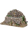 Fontana da montagna a pietre per presepe con pompa cm