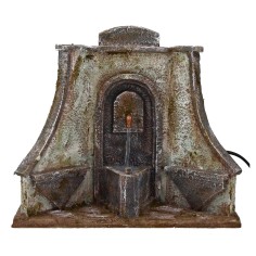 Fuente funcional con amplia fachada artística de 25x14,5x21 cm