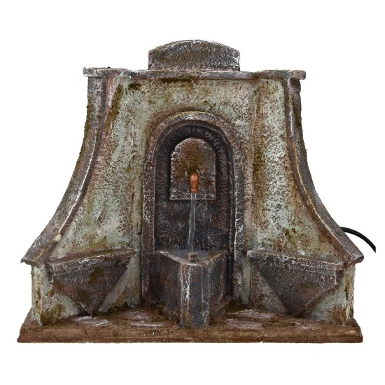Fuente funcional con amplia fachada artística de 25x14,5x21 cm