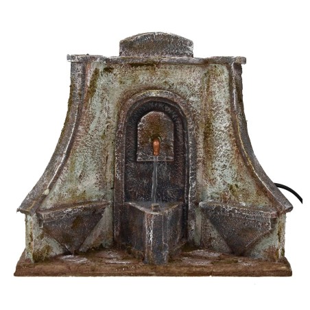 Fountain functioning with wide artistic facade cm 25x14, 5x21 h.