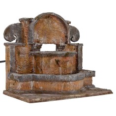 Fountain working with Greek and arcs for Presepe cm 25x14 2