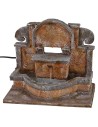 Fountain working with Greek and arcs for Presepe cm 25x14