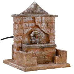 Fountain working in Palestinian style for presepe cm 14,5x14 2