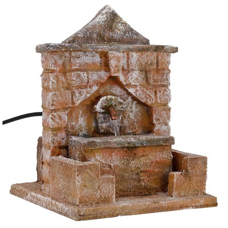 Fountain working in Palestinian style for presepe cm 14,5x14
