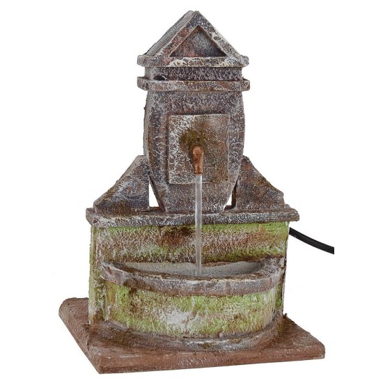 Fountain working for Presepe cm 14,5x14, 5x23, 5 h