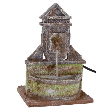 Fountain working for Presepe cm 14,5x14, 5x23, 5 h