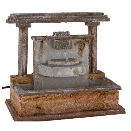 Fountain working for Presepe cm 24,5x14, 5x21, 5 h