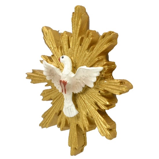 Spirito Santo con raggera dorata ø 4,6 cm Mondo Presepi