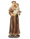 Sant' Antonio con bambino 13,5 cm statua in resina