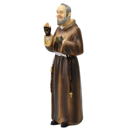 Padre Pio cm 13 statua in resina