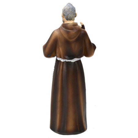 Padre Pio cm 13 estatua de resina Mondo Presepi