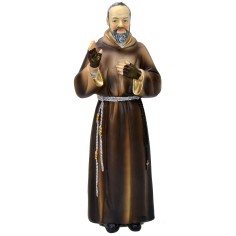 Padre Pio cm 20,5 statua in resina Mondo Presepi
