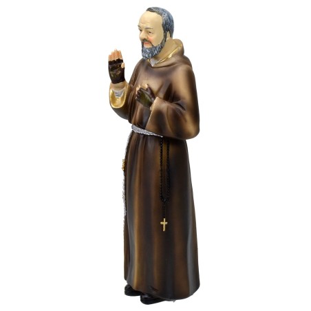 Padre Pio cm 20,5 statua in resina Mondo Presepi