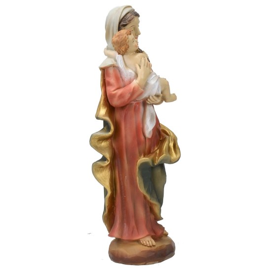Madonna con Niño cm 20 estatua de resina Mundo Belén