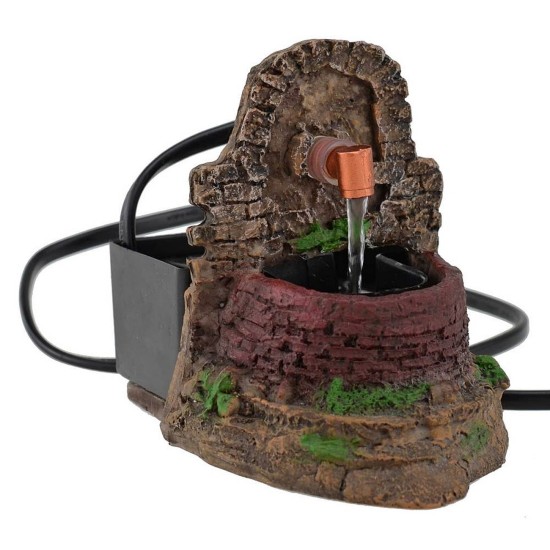 Working fountain for nativity scene 8.5 x 12 x 10.5 h