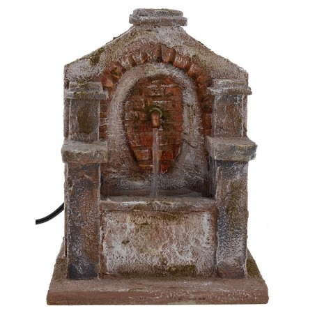 Fuente funcional para belén de 14,5x14,5x19 cm h