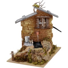 Fuente funcional para belén de 14x20x18 cm de altura. Mondo Presepi.