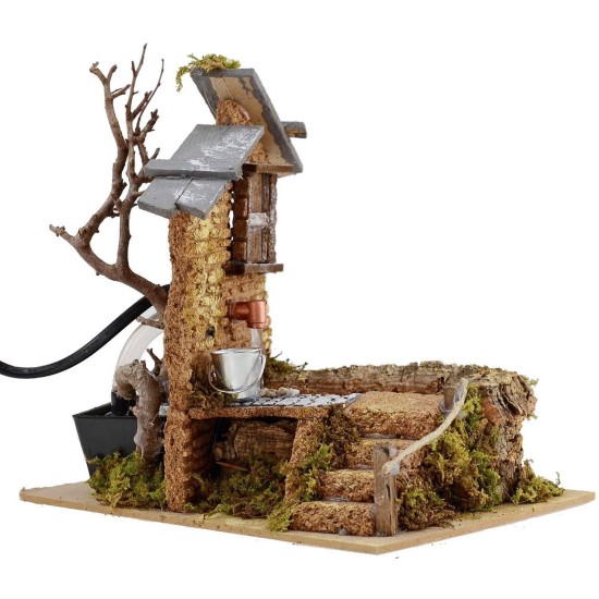 Fountain functioning for presepe cm 14x20x18 h.