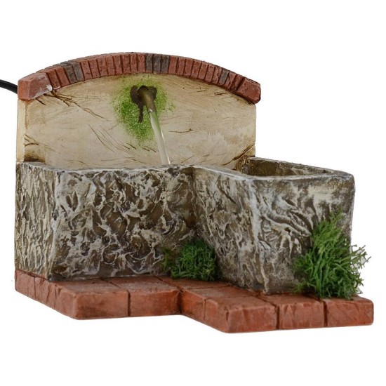 Fountain functioning for presepe cm 17x12x9, 5 h.