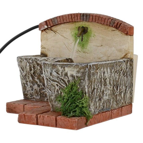Fountain functioning for presepe cm 17x12x9, 5 h.