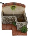 Fontana funzionante per presepe cm 17x12x9,5 h. Mondo Presepi