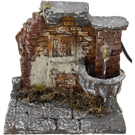 Fuente de resina funcional de 12x11x12 cm h.