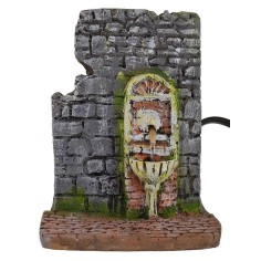 Fuente de resina funcional para Pesebre de 9x11x12 cm h Mundo