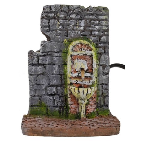 Fuente de resina funcional para Belén de 9x11x12 cm h