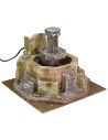 Fuente octogonal de 25x25x19,5 cm de altura para estatuas de