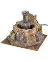Fuente octogonal de 25x25x19,5 cm de altura para estatuas de