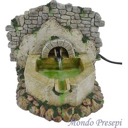 Fuente octogonal de resina