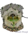 Fuente octogonal de resina