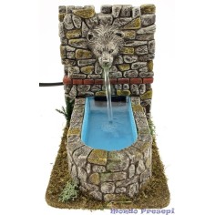 Fuente del belén con boca de león Mundo Belenes