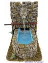 Crib fountain with lion's mouth