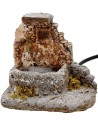 Fuente para belén de resina funcional de 12x12x10 cm h.
